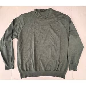 Toscano cashmere green crewneck xxl Men’s long sleeve